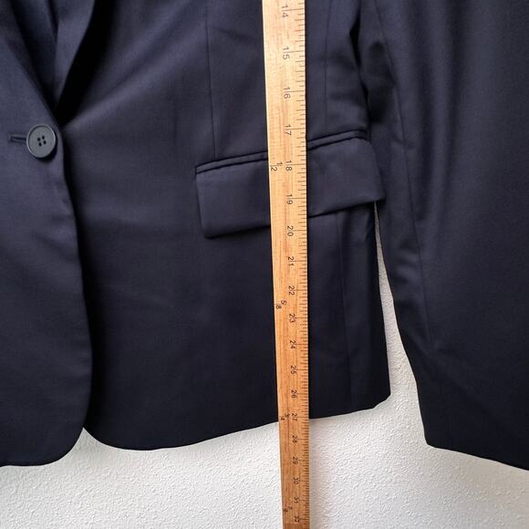 Stella McCartney Navy One-Button Blazer Women IT 46 (US 10) - Picture 12 of 14